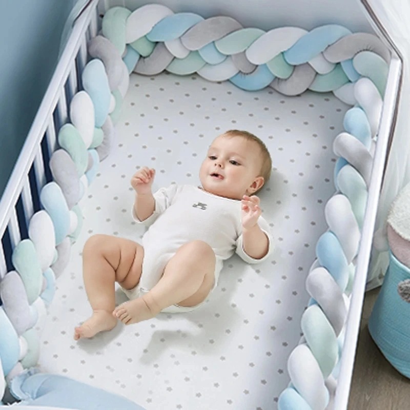 Baby Nursery Cushion - Tempat tidur bayi, 1M/2M/3.6M pelindung simpul