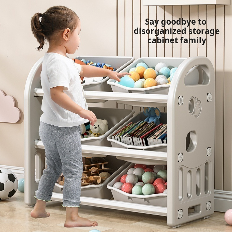 Baby Nursery Bookcase - Kotak penyimpanan mainan bayi kabinet klasifikasi