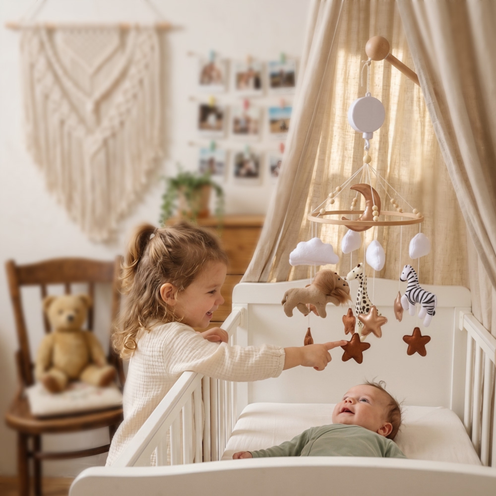 Baby Nursery Bedding - Mainan Gantung Tempat Tidur Bayi dari