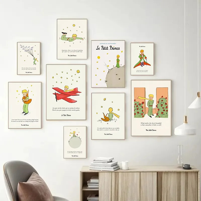 Baby Nursery Usa - Cetakan Seni Buku Cerita Fantasi Kutipan