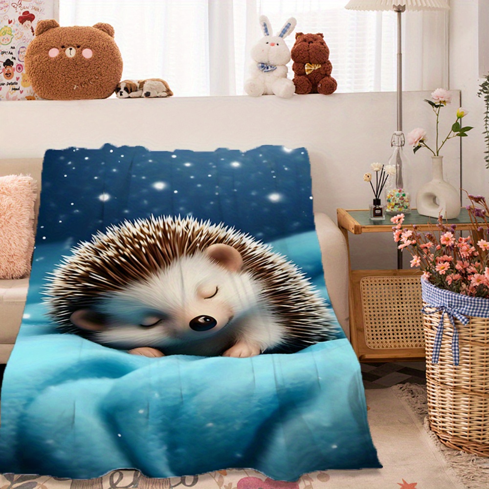 Baby Nursery Bedding - Selimut Bayi Landak Lucu, Selimut Lembut