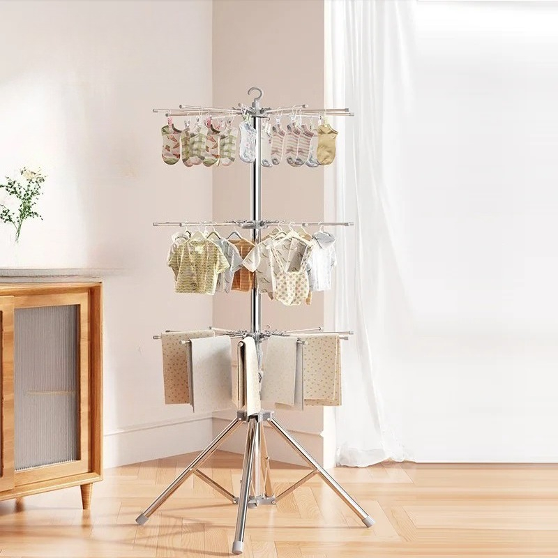 Baby Nursery Uniform - Rak Pengering Pakaian Bayi-Organizer Binatu Dalam/Luar