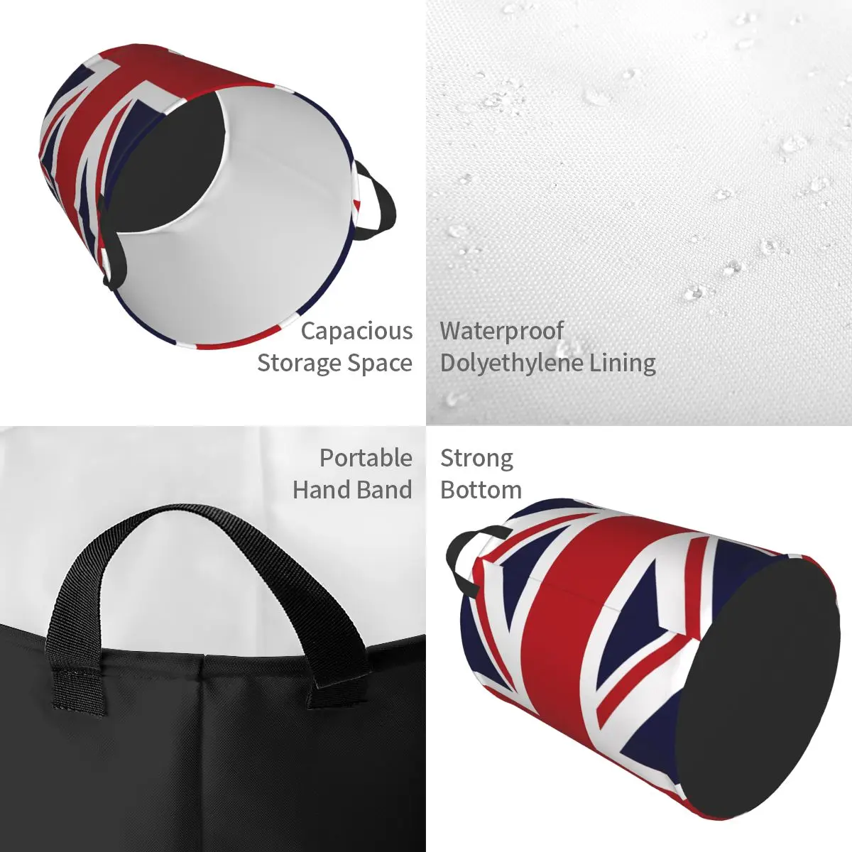 Keranjang Cucian Bendera Union - Baby Nursery Uk ulasan dan harga