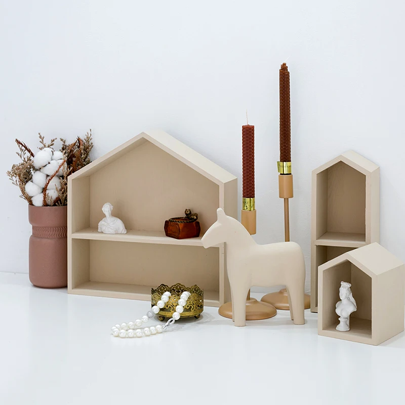 Ornamen Kuda Kayu Nordik Akses - Baby Nursery Office ulasan dan harga