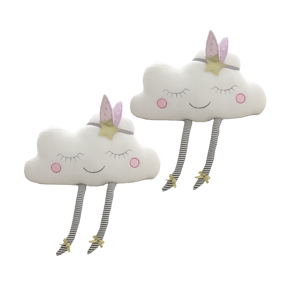 Bantal Lempar Smile Cloud, Ban - Baby Nursery Cushion ulasan dan harga