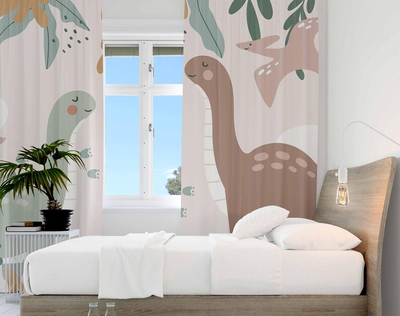 Tirai Kamar Bayi Dinosaurus Ti - Baby Nursery Office ulasan dan harga