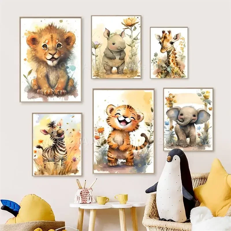 Lukisan Kanvas Seni Dinding Ka - Baby Zebra Nursery ulasan dan harga