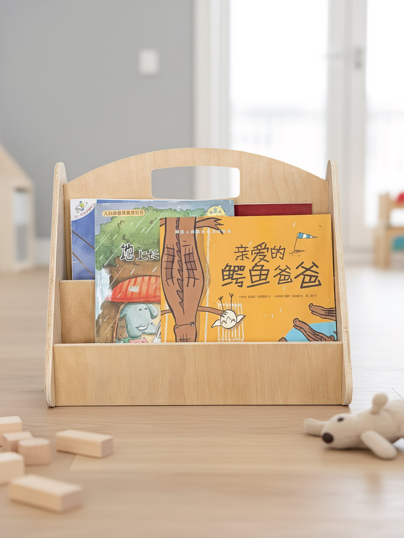 Rak Buku Balita Dua Sisi denga - Baby Nursery Bookcase ulasan dan harga