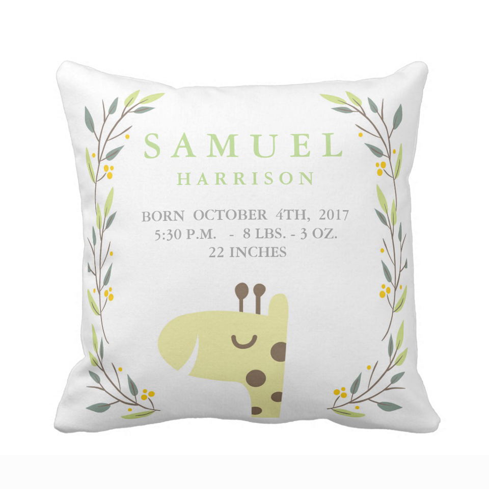 Kustom Woodland Hutan Lahir St - Baby Nursery Cushion ulasan dan harga