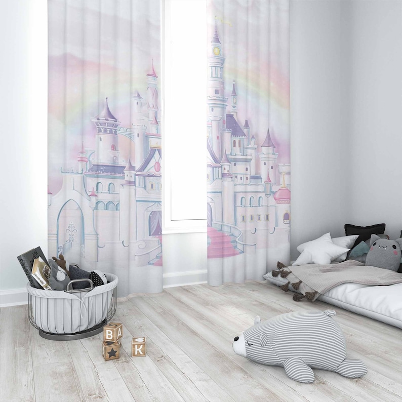 Tirai Kamar Bayi Kastil Putri  - Baby Nursery Office ulasan dan harga