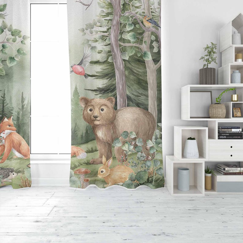 Gorden Hewan Hutan untuk Kamar - Baby Nursery Office ulasan dan harga