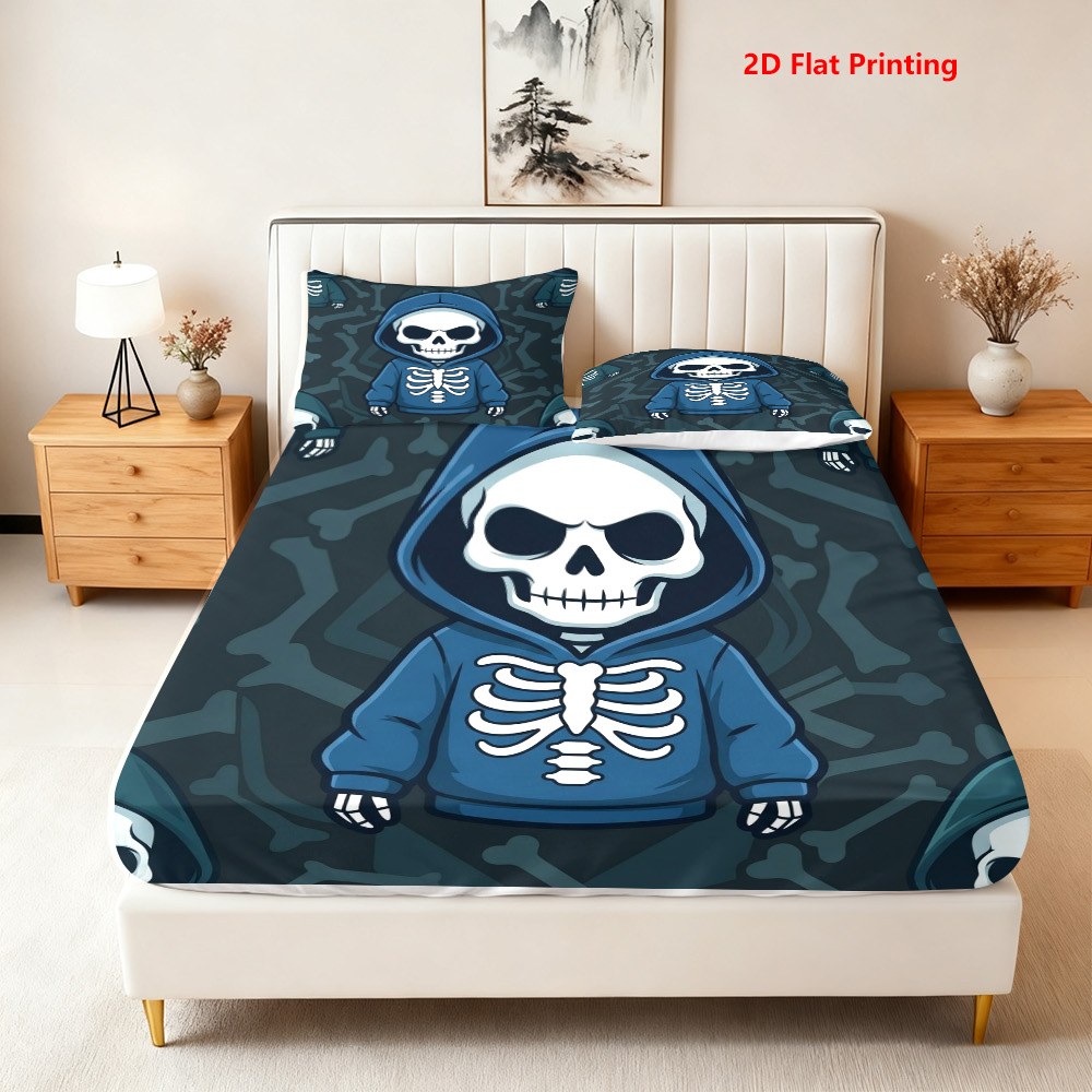 Set Sprei Hoodie Tengkorak, Se - Baby Nursery Bedding ulasan dan harga