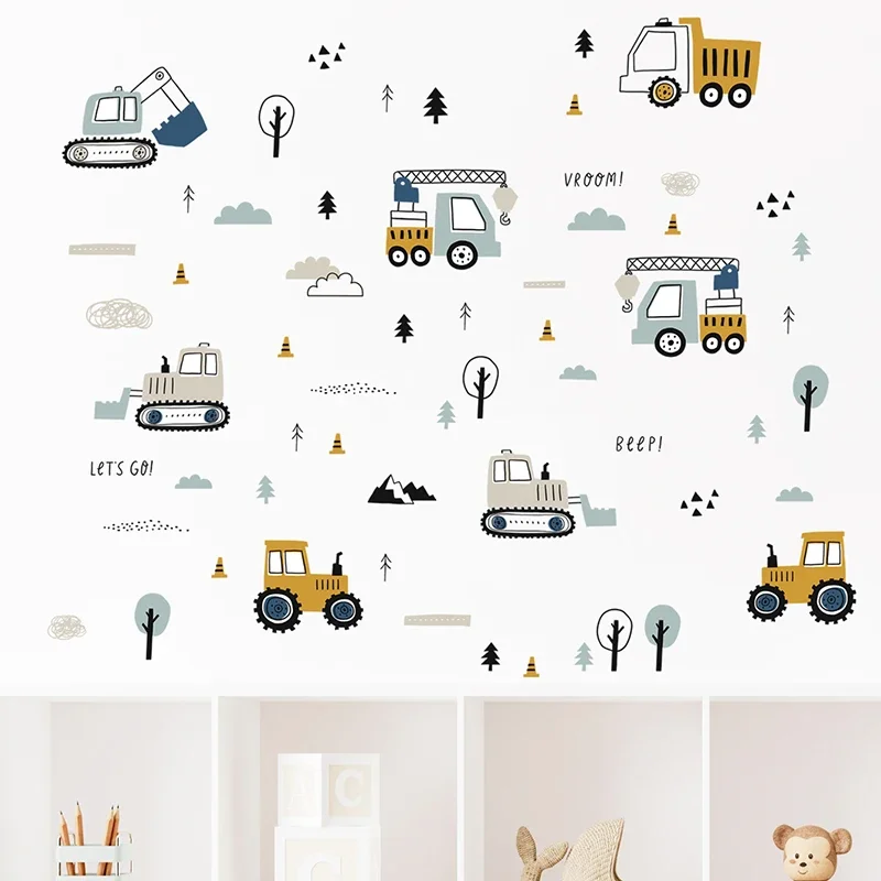 Gambar tangan lucu mobil truk  - Baby Nursery Bedding ulasan dan harga