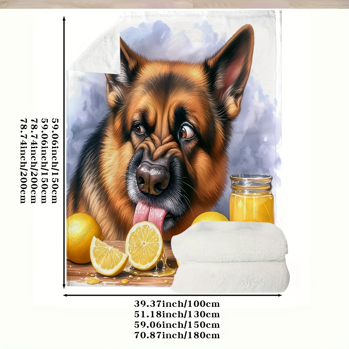 Selimut Motif Potret Anjing Ge - Baby Nursery Bedding ulasan dan harga