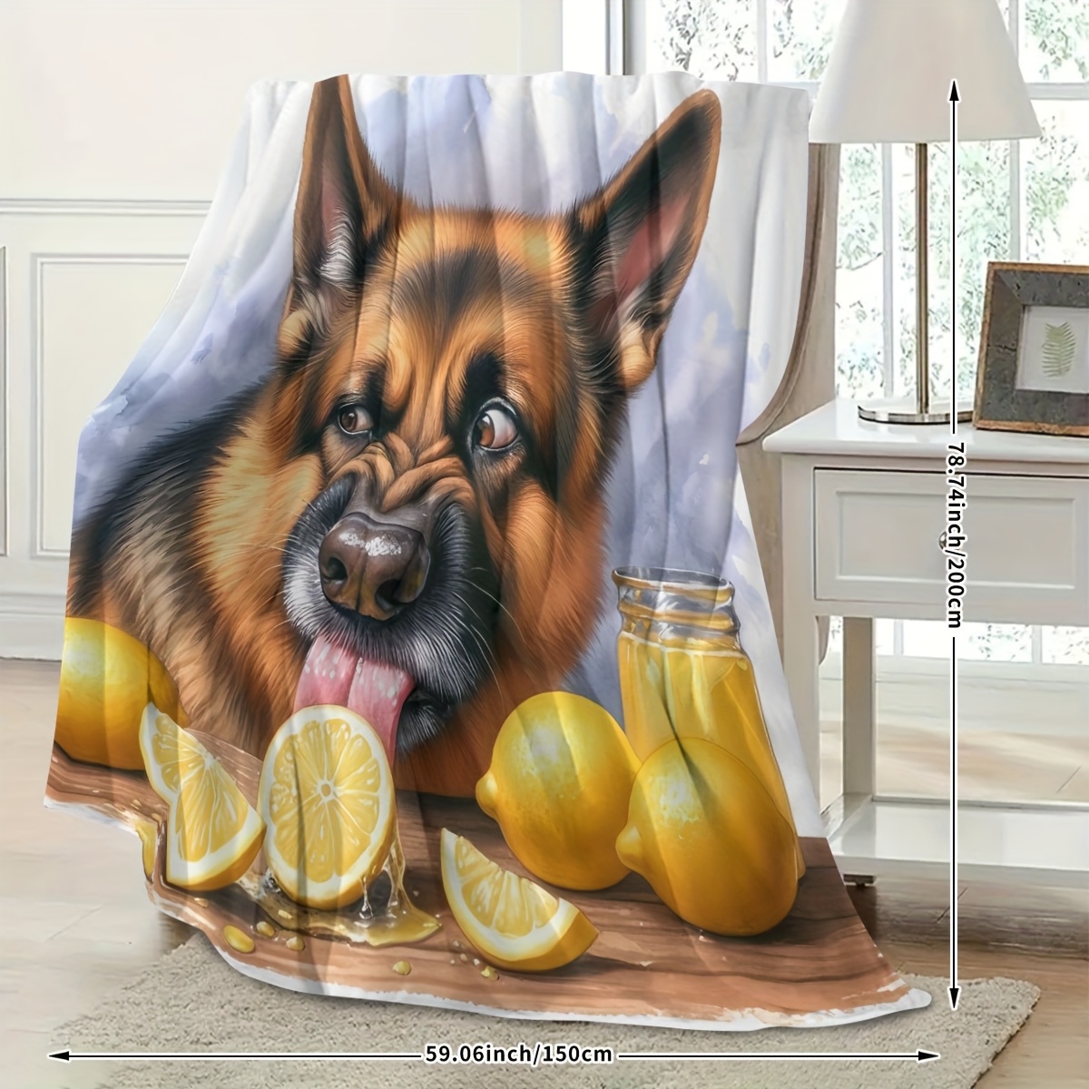 Selimut Motif Potret Anjing Ge - Baby Nursery Bedding ulasan dan harga